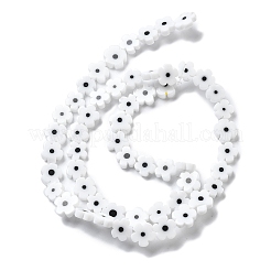 Ручной работы millefiori стеклянные бусины нитки&nbsp;LAMP-F035-09G