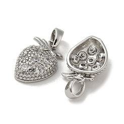 Подвески из латуни с микропаве из циркония&nbsp;KK-R210-17P