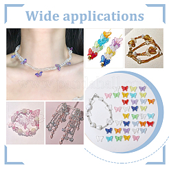 180шт 15 стиля прозрачные окрашенные распылением стеклянные бусины&nbsp;GLAA-PH0002-43