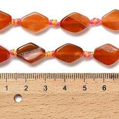 Натуральные полосатые агатовые бусы&nbsp;G-F807-A01-01