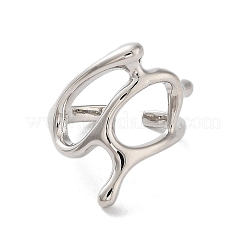 Стойки с покрытием латунные кольца манжеты&nbsp;RJEW-D025-07P