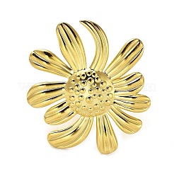 Регулируемое кольцо на палец из нержавеющей стали 304 для женщин&nbsp;RJEW-H216-03G