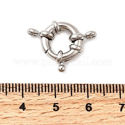 Латунная застежка пружинного кольца&nbsp;LS-KK-D407-01P-C