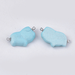 Соединители звеньев фарфора ручной работы&nbsp;PORC-T002-67B