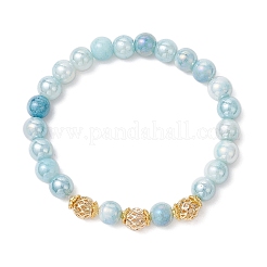 Эластичные браслеты из гальванического стекла&nbsp;BJEW-JB11963-02