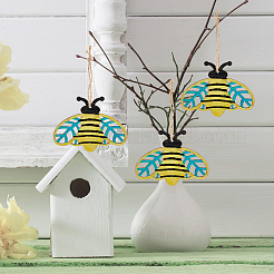 40 шт. набор незаконченных деревянных подвесок в виде моли для рисования&nbsp;AJEW-FH0006-65