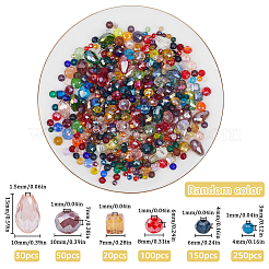 Гальванизированные граненые ab цветные прозрачные стеклянные бусины&nbsp;EGLA-SP0001-20B