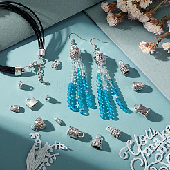 140 шт. 14-х стильный наконечник для шнура из сплава&nbsp;FIND-PH0002-50