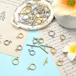 20 комплект из 2-х цветных застежек-тоглов из нержавеющей стали марки 304&nbsp;STAS-YW0003-08B