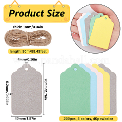 2 набор бумажных пустых закладок&nbsp;AJEW-SP0001-29A