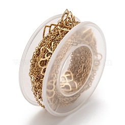 Ионное покрытие (IP) 304 нержавеющая сталь сердце-к-сердцу кабельные цепи&nbsp;STAS-P254-12G