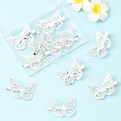 12 шт. 2 стиля железные заколки для волос из кожи аллигатора для женщин и девочек&nbsp;PHAR-SP0001-28B