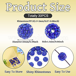 30 шт. Проложить бусины для дискотечного шара&nbsp;RB-TA0001-26D