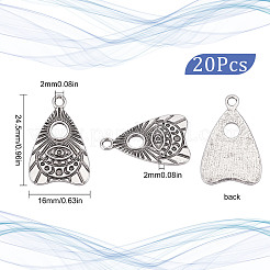 Сплавочные подвески тибетского стиля&nbsp;TIBEP-SC0002-20