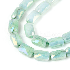 Антикоррозийные гальванические стеклянные бусины&nbsp;GLAA-T025-29B