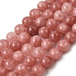 Бусины из натурального белого нефрита&nbsp;G-H348-10mm-09