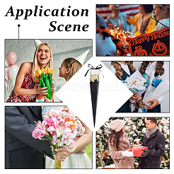 Треугольные бумажные пакеты для упаковки букетов&nbsp;ABAG-WH0045-24C