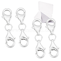 4 шт. 925 серебряные застежки-когти-омары&nbsp;FIND-PH01466