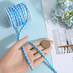 Двухцветная лента из полиэстера с волнистой бахромой OCOR-GF0003-97C