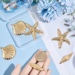 6 шт. 3 стиля подвески из нержавеющей стали 304&nbsp;STAS-BBC0008-66