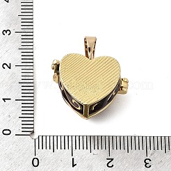 Латунь эмаль коробки молитве подвески&nbsp;KK-CJC0013-17G-01