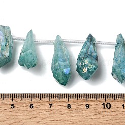 Гальванические природный кристалл кварца бусы пряди&nbsp;G-G890-A-11