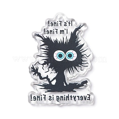 Акриловые подвески с принтом на хэллоуин&nbsp;MACR-C016-07