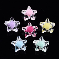 Прозрачные акриловые бусины&nbsp;TACR-N011-001A-01