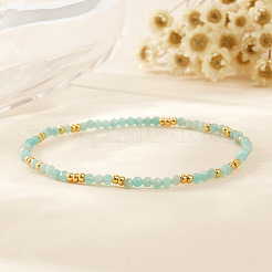 Браслеты из натуральных бусин амазонита&nbsp;LD6685-3