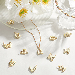 26 шт. 26 стиля подвески в виде воздушных шаров из латуни с покрытием на стойке&nbsp;KK-BBC0018-48