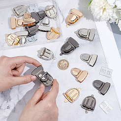 12 шт. 3 цвета железные застежки-защелки для сумок&nbsp;FIND-NB0006-31