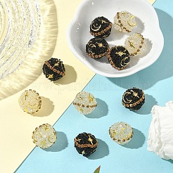 6 шт. бусины из акрила&nbsp;OACR-YW0003-64A