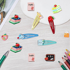 36 шт. 9 стиля кабошонов из непрозрачной смолы ко Дню учителя&nbsp;CRES-SC0002-74