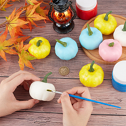 12шт. 4-х цветная полиэтиленовая искусственная тыква&nbsp;DJEW-GF0001-71B