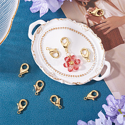 8 шт. латунные застежки-лобстеры&nbsp;KK-TA0002-70