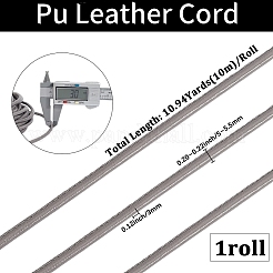 Плоский шнур из искусственной кожи длиной 10 м.&nbsp;WL-GF0001-33A