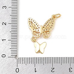 Латунные микро проложить кубического циркония подвески&nbsp;KK-F919-07G