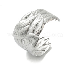 Браслеты-манжеты из нержавеющей стали 304 для женщин&nbsp;BJEW-Z096-03P