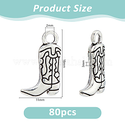 80 шт. Подвески из сплава в тибетском стиле&nbsp;FIND-DC0008-03