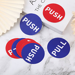 8 комплект 2-х цветных самоклеящихся наклеек из ПВХ с функцией push-pull&nbsp;DIY-CA0006-10