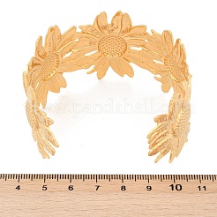 Браслеты-манжеты из нержавеющей стали 304 для женщин&nbsp;BJEW-U026-04G