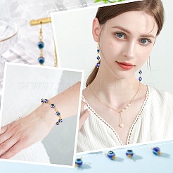 200 шт. бусины из смолы от сглаза&nbsp;RESI-HY0001-05