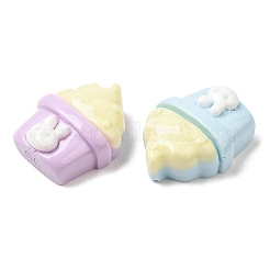 Кабошоны из непрозрачной смолы с мультяшным рисунком&nbsp;RESI-C039-02A