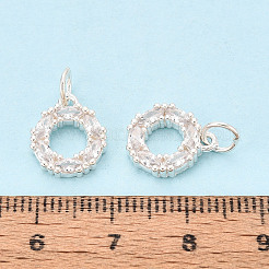 925 кольцо с подвесками из стерлингового серебра&nbsp;STER-T009-19S