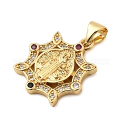 Латунные микро проложить кубического циркония подвески&nbsp;KK-I360-056G