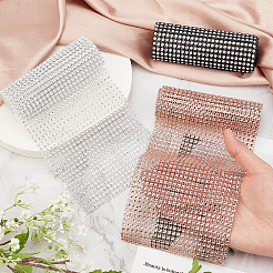 24 ряд пластиковая сетка для отделки стразами&nbsp;DIY-PH0001-25