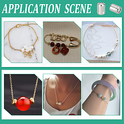 100 шт. латунные бусины с покрытием стойки&nbsp;KK-PH0012-48P