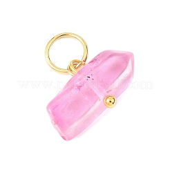 Подвески из окрашенного натурального кварцевого кристалла&nbsp;PALLOY-JF04581-02