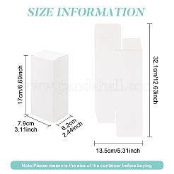 Прямоугольные бумажные коробки&nbsp;LS-CON-WH0072-56A