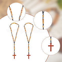 Подвесные подвесные украшения из дерева&nbsp;HJEW-AR0001-12